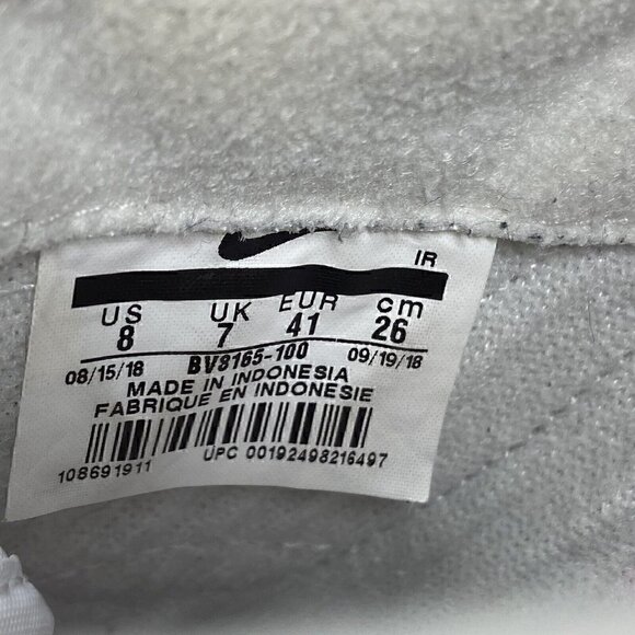 Nike Cortez x Nathan Bell White Sneakers Mens Size 8 - Picture 6 of 8